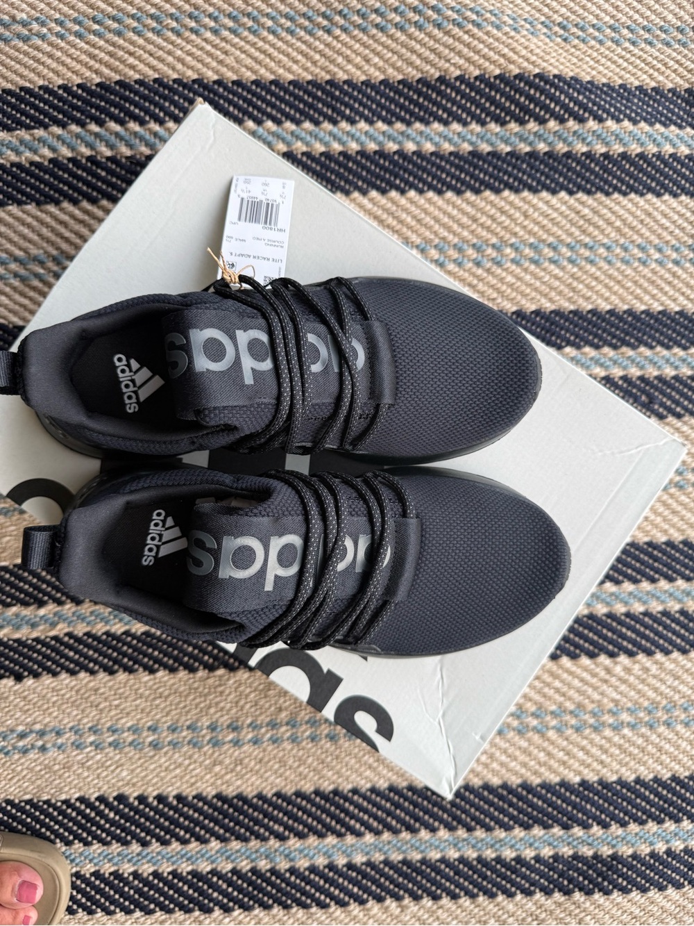 adidas Black Lite Racer Adapt 5 Running Shoes